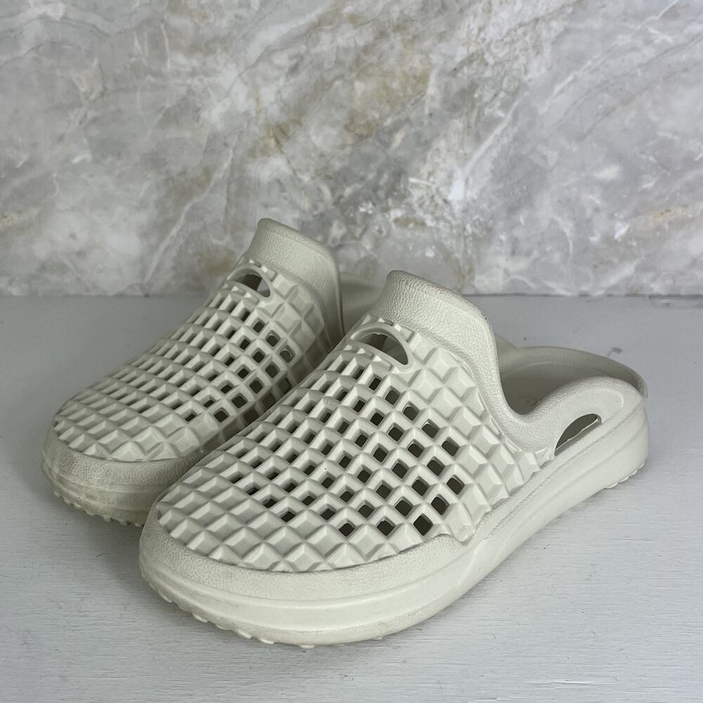 Lusso Cloud Scenario Slides Women's Size 5 Ivory Comfort Lightweight